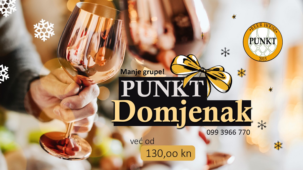 Punkt Beer House organizira mini domjenke do 15 osoba, a tu je i TO GO Domjenak s dostavom hrane